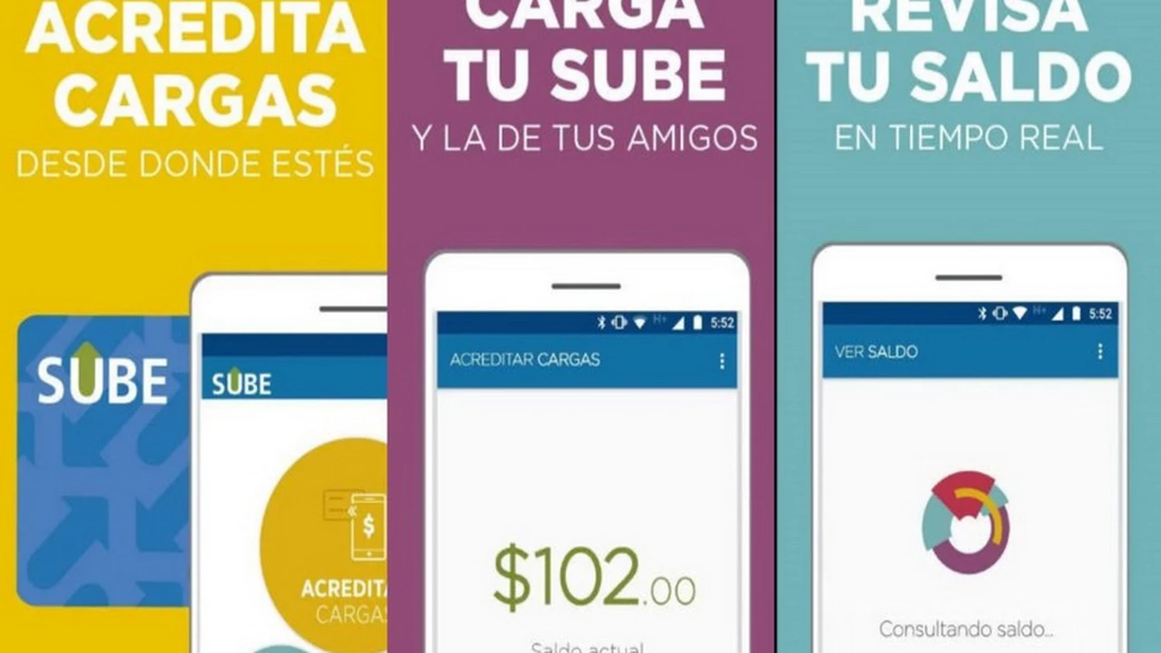 Más comodidad en tus trámites: la app Carga SUBE suma más opciones y nuevos teléfonos compatibles