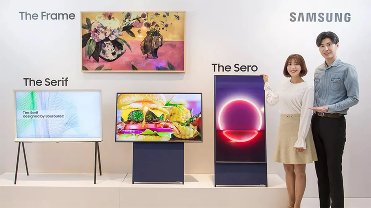 Samsung lanza The Sero, un televisor vertical para ver los videos del celular