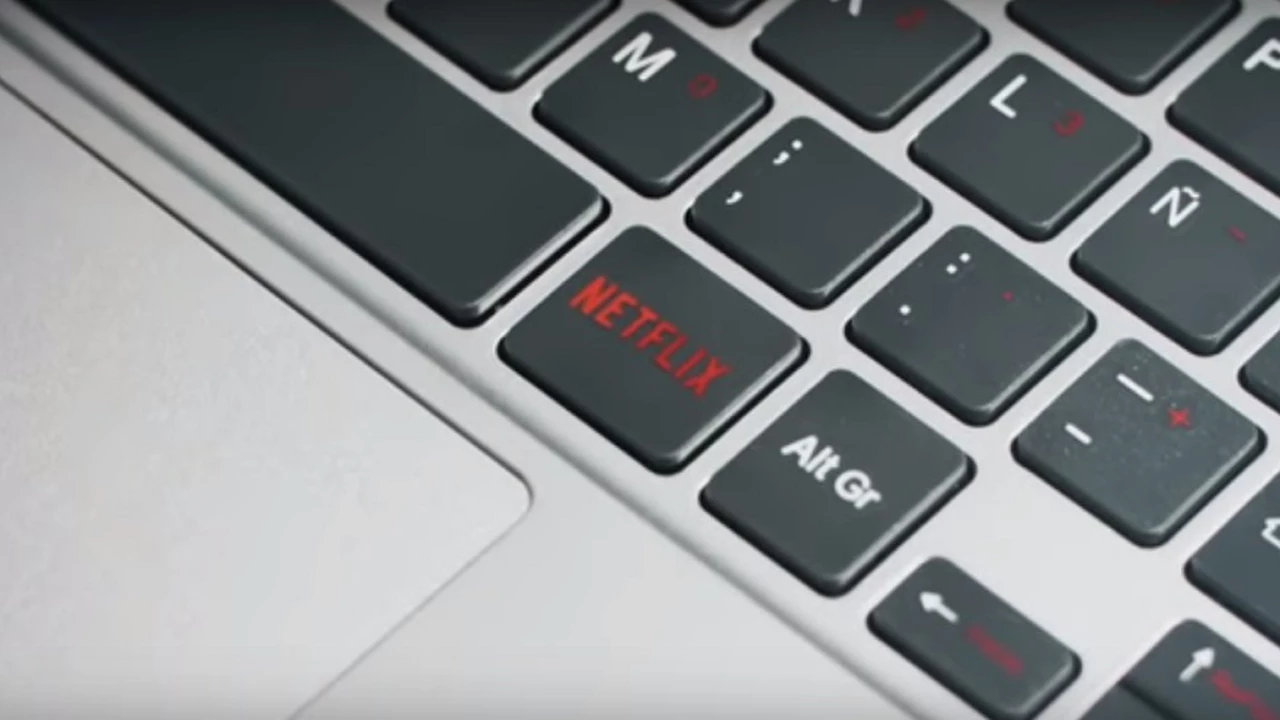 Argentina tiene su primera notebook con tecla de acceso directo a Netflix