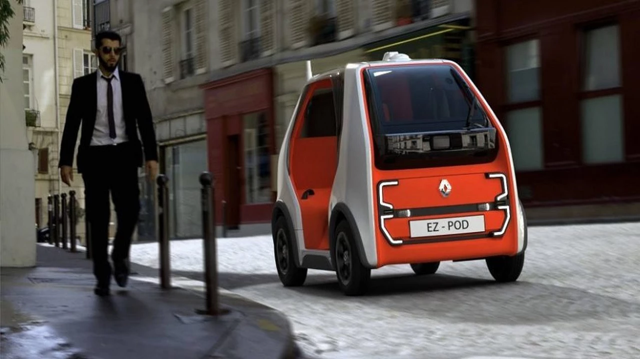 Apuesta a la movilidad urbana: Renault presenta el EZ-POD, un vehículo eléctrico compacto