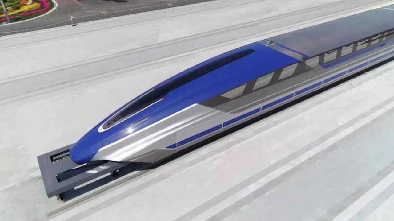 Así es el Maglev, el nuevo tren bala chino que alcanza velocidades de hasta 600 km/h