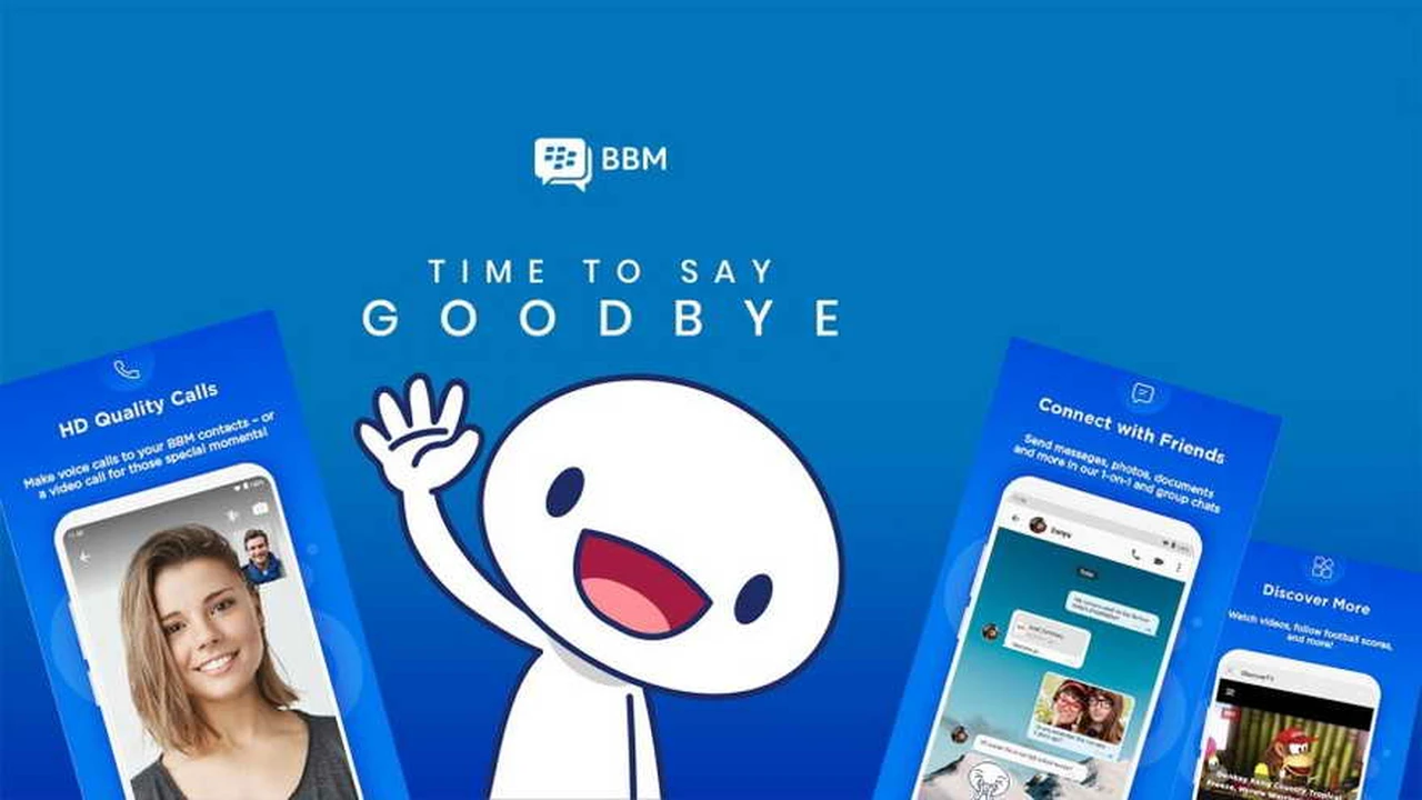 BlackBerry le dice adiós al histórico Messenger: conocé a su reemplazante