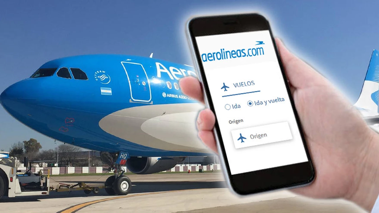 Armá tu vuelo a medida y pagá menos: la nueva app de Aerolíneas Argentinas para comprar pasajes en sólo 3 clics