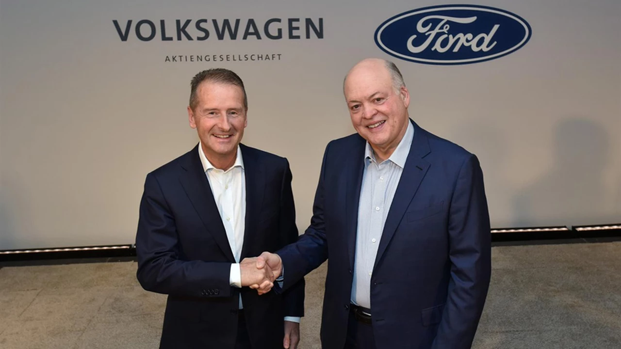 Ford y Volkswagen fortalecen su alianza: serán socias en el desarrollo de autos eléctricos y sin conductor