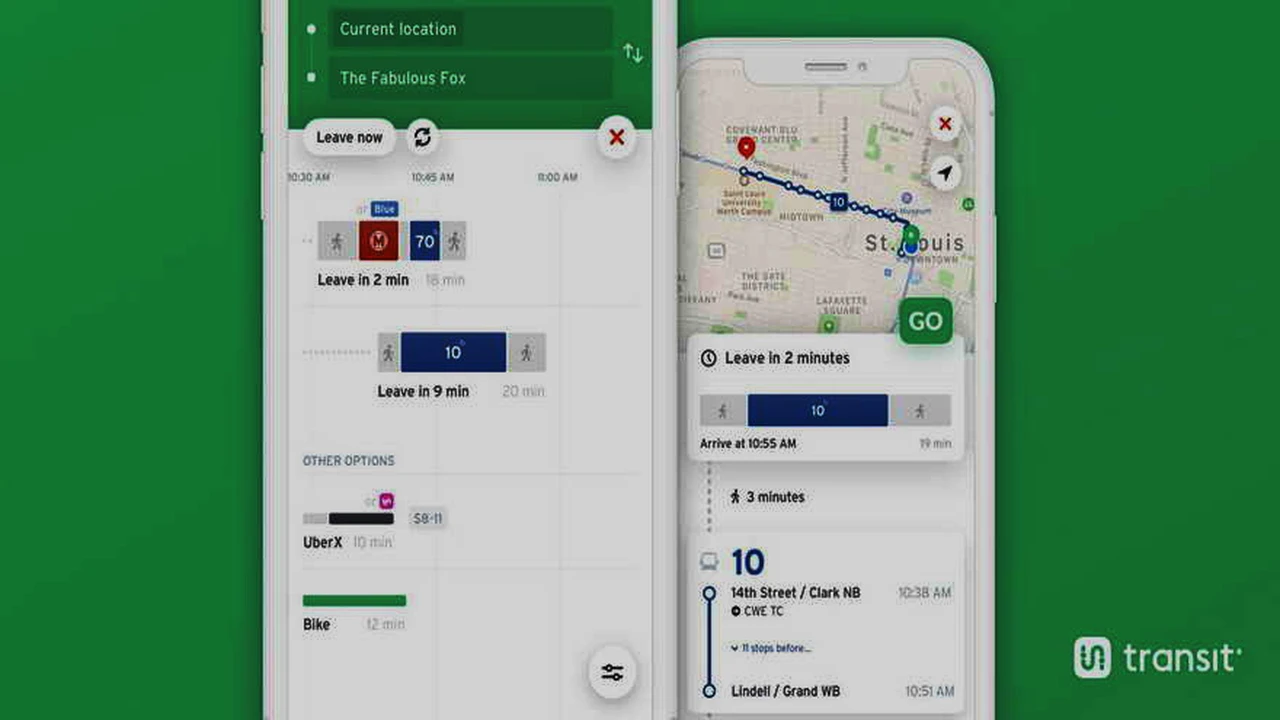 Transit, la aplicación que permite ver todas las opciones de transporte público cerca de un usuario