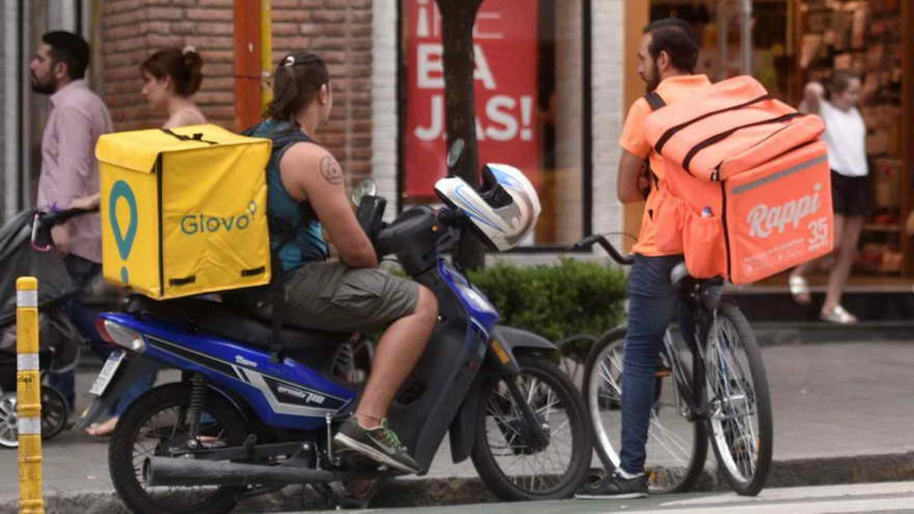 Sin delivery: repartidores de Rappi, Glovo, PedidosYa y UberEats paran en reclamo de un aumento salarial