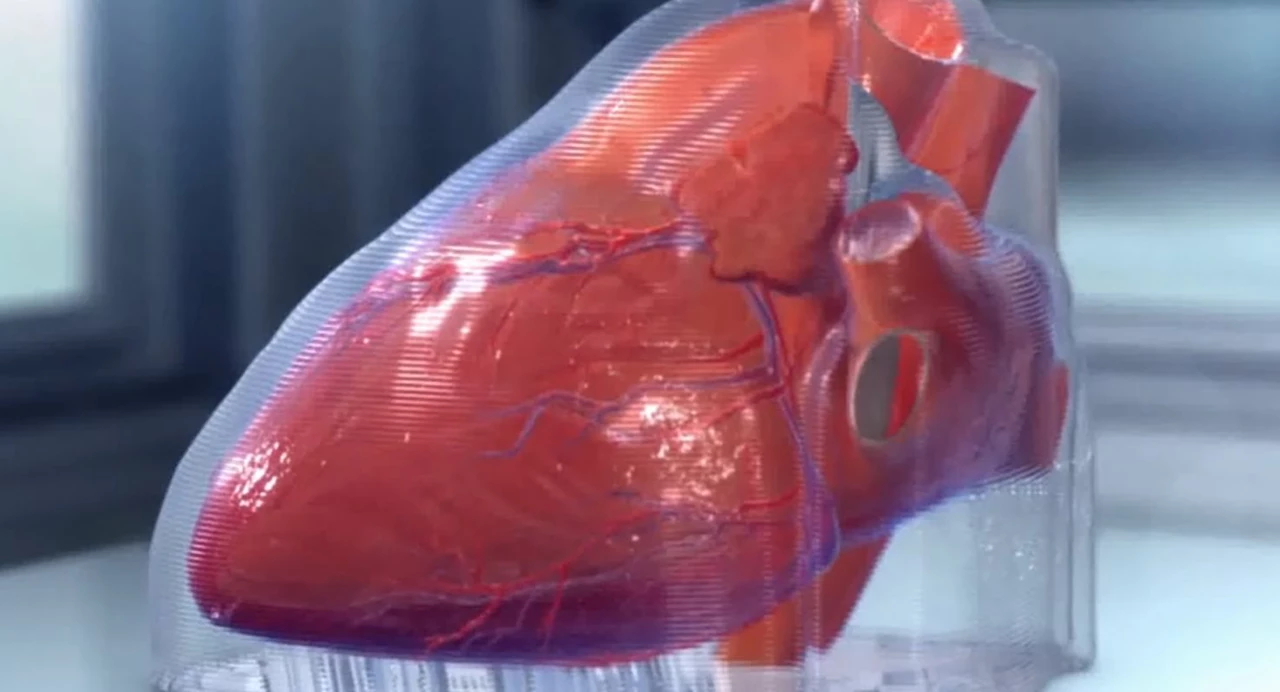 Cómo es el corazón artificial impreso en 3D que imita 100% al órgano humano