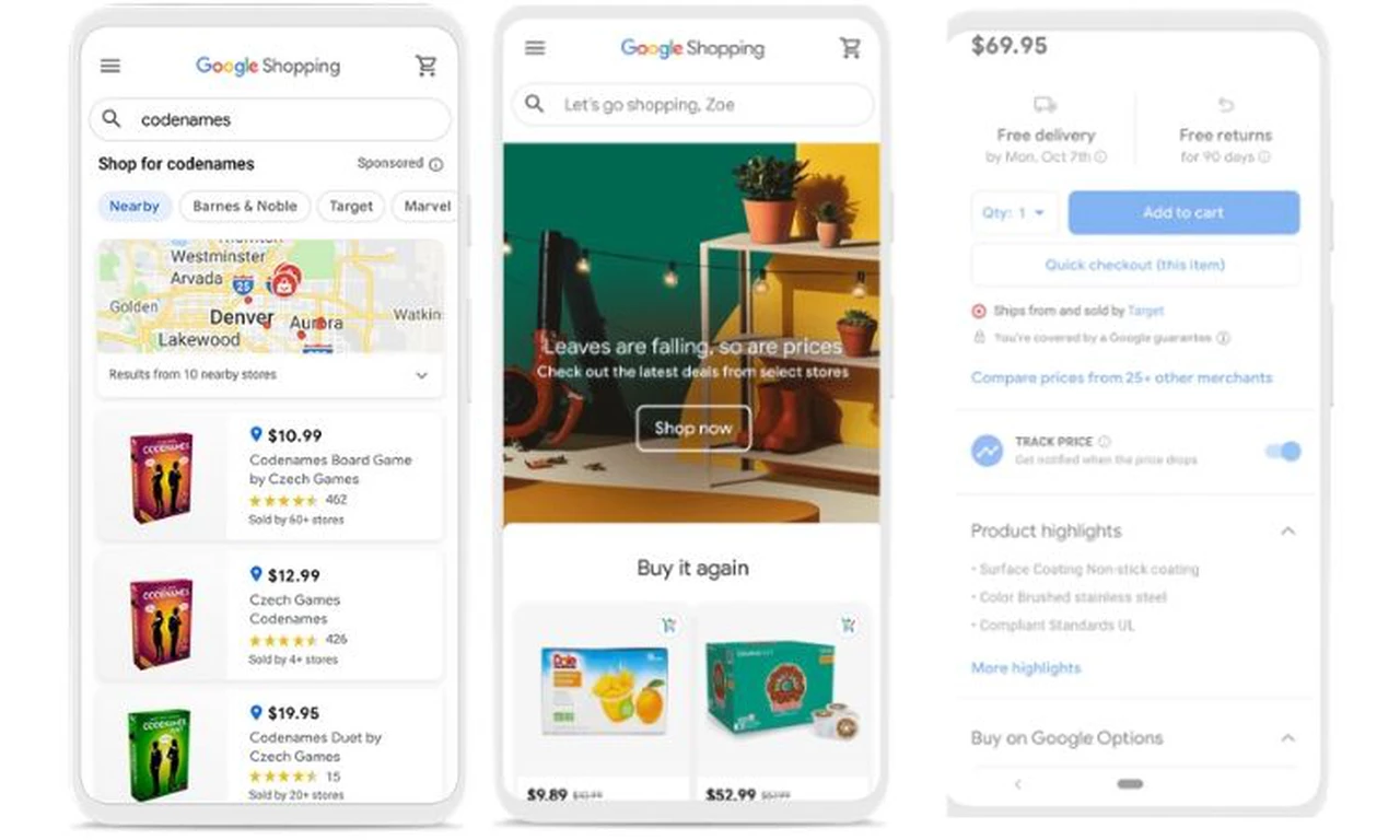eCommerce: Google "le moja la oreja" a Amazon y lanza un nuevo diseño de su tienda virtual