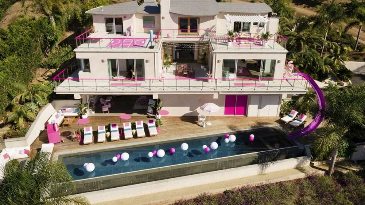 Airbnb suma la famosa mansión de Barbie a su catálogo: cuánto cuesta y qué lujos ofrece