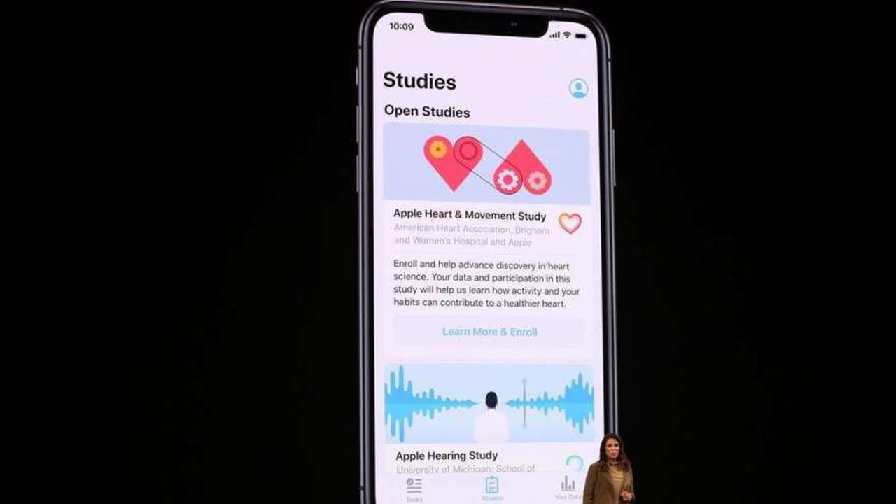 Apple apuesta a la salud: se podrán realizar estudios médicos a través del iPhone y su reloj inteligente