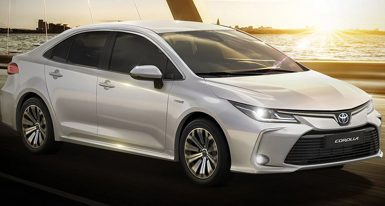 This is Toyota Corolla Hybrid, the first hybrid manufactured in the region and already sold in Argentina