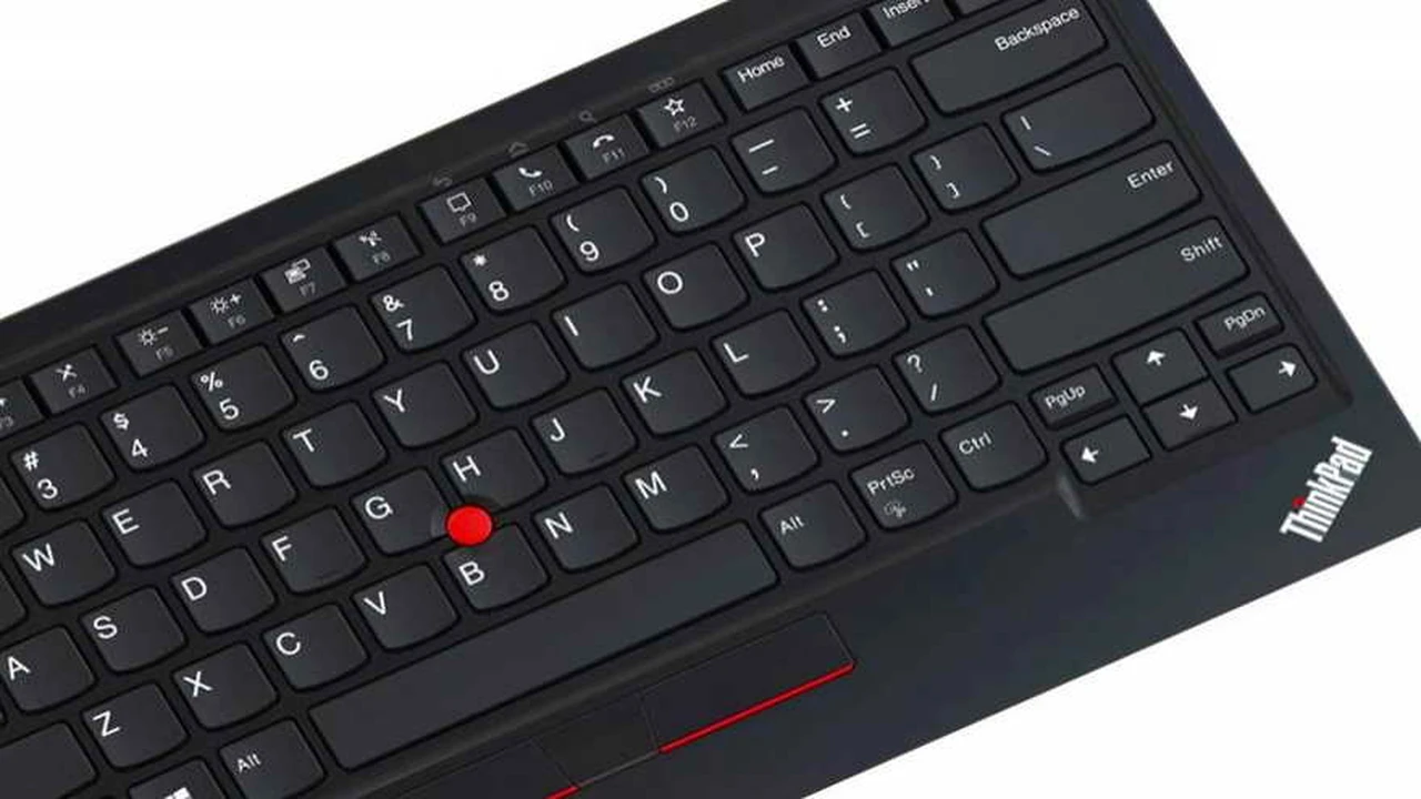 Vuelve el trackpoint en los teclados: una muestra de lo nuevo y llamativo de Lenovo en la CES 2020
