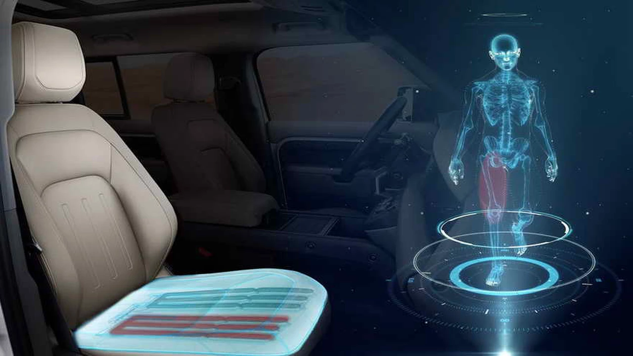 Los "asientos del futuro" de Jaguar Land Rover pueden cambiar de forma y estimular las piernas
