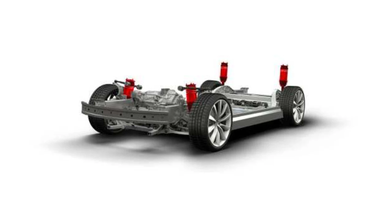 Pura innovación: se filtró la suspensión "adaptable e inteligente" del Tesla Model 3
