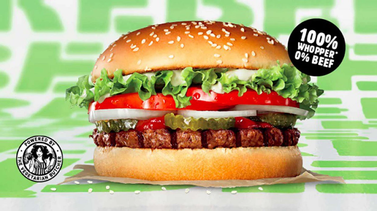 Burger King apuesta todo a los alimentos 4.0: mirá la nueva opción con "carne" vegetal de su menú