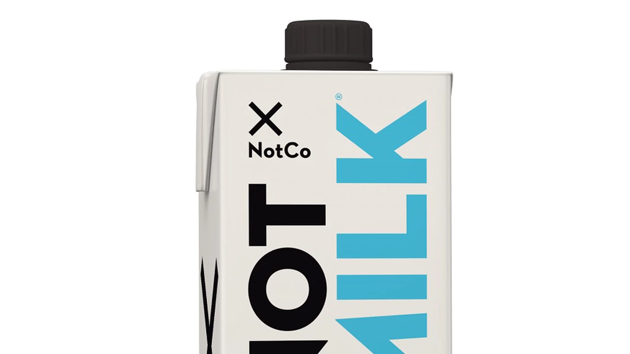 NotCo lanza en Argentina la NotMilk, su leche "4.0" creada a base de plantas