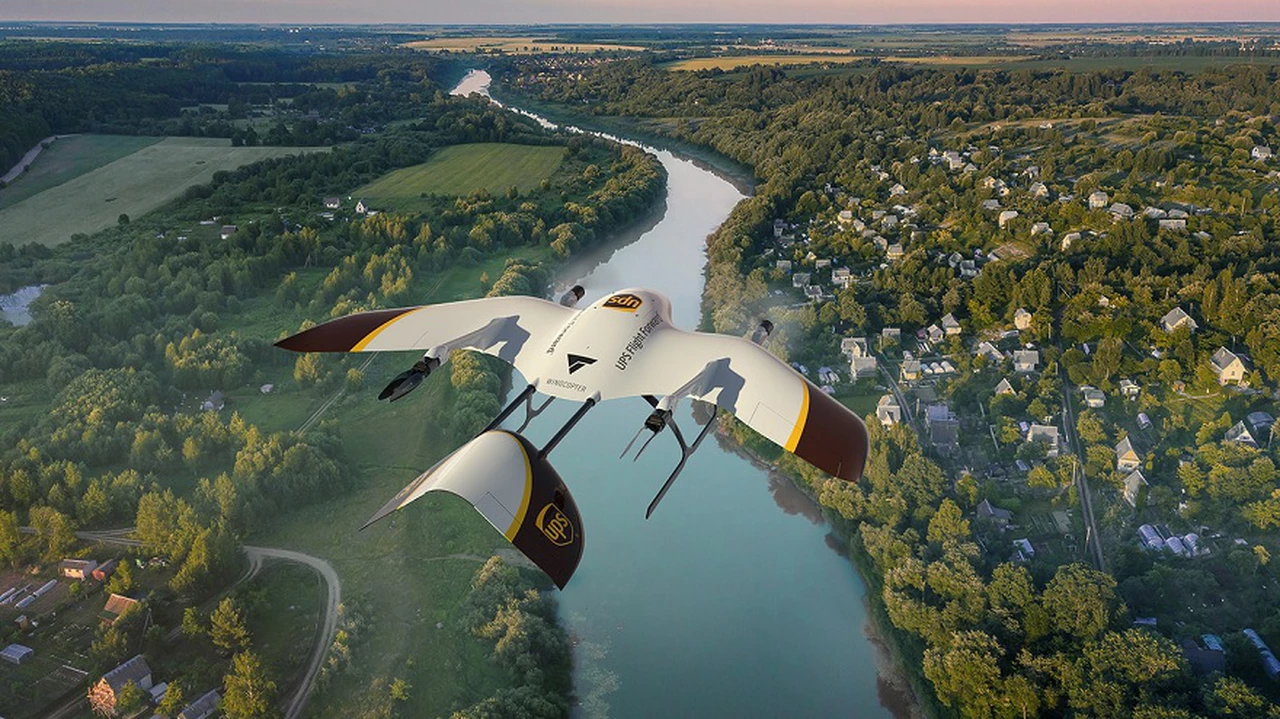 UPS y una revolucionaria forma de entregar paquetes: así son los futuristas drones que usará la empresa