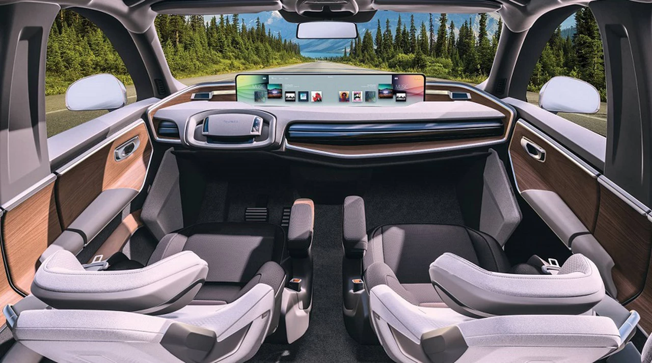 Tu auto como un living: así será el interior de los vehículos autónomos