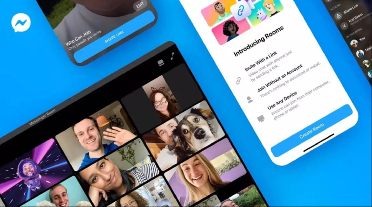 Facebook se "inspira" en Zoom: presenta Messenger Rooms y suma maneras de conectarse a la distancia