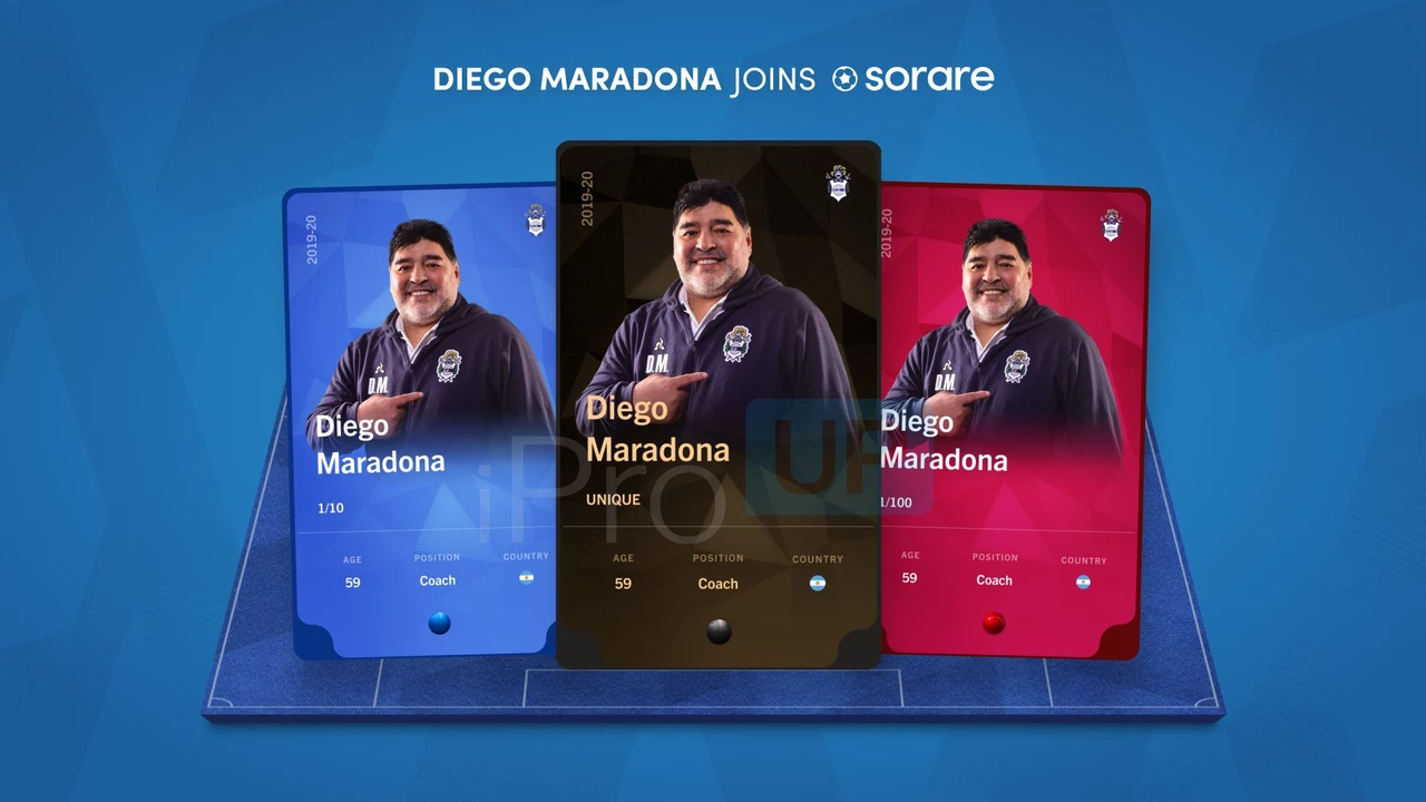 Homenaje virtual: se subastarán coleccionables de Maradona en formato NFT