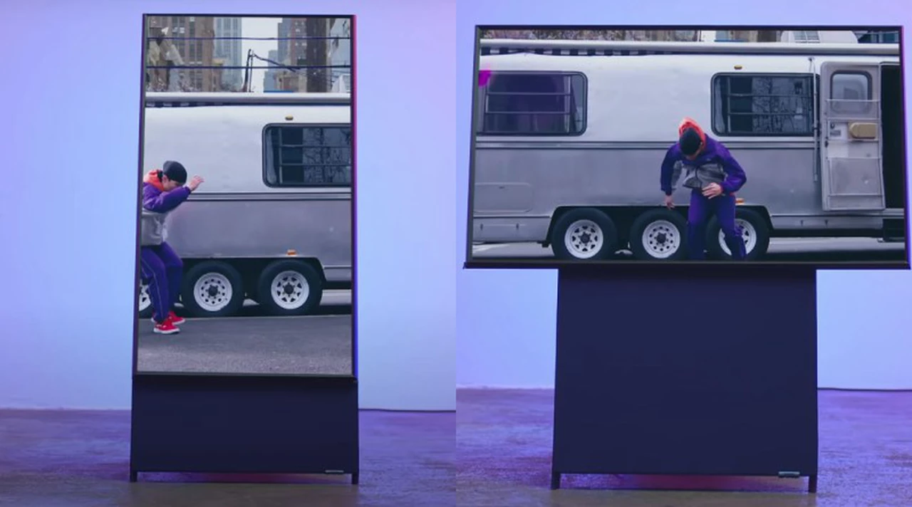 Samsung lanza una TV inspirada en TikTok e Instagram: gira 90 grados para que veas contenidos "verticales"
