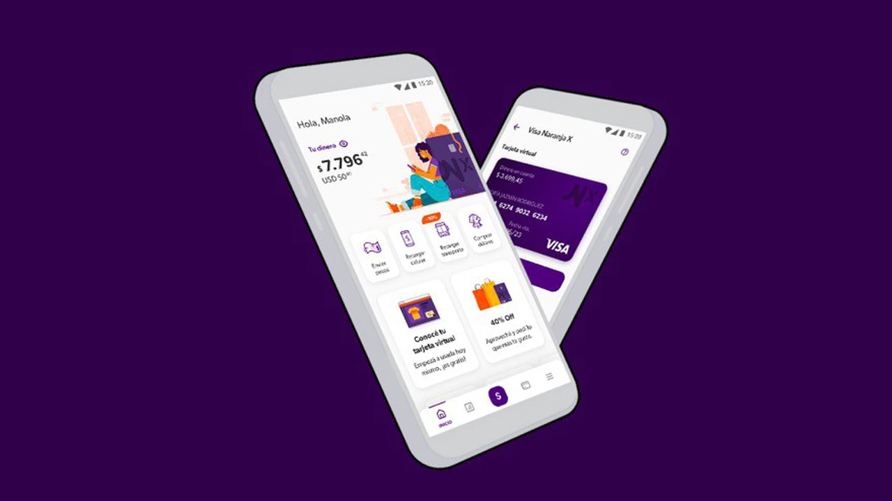 Tarjeta virtual, beneficios en compras online y mucho más: conocé todo lo que te ofrece la nueva app de Naranja X
