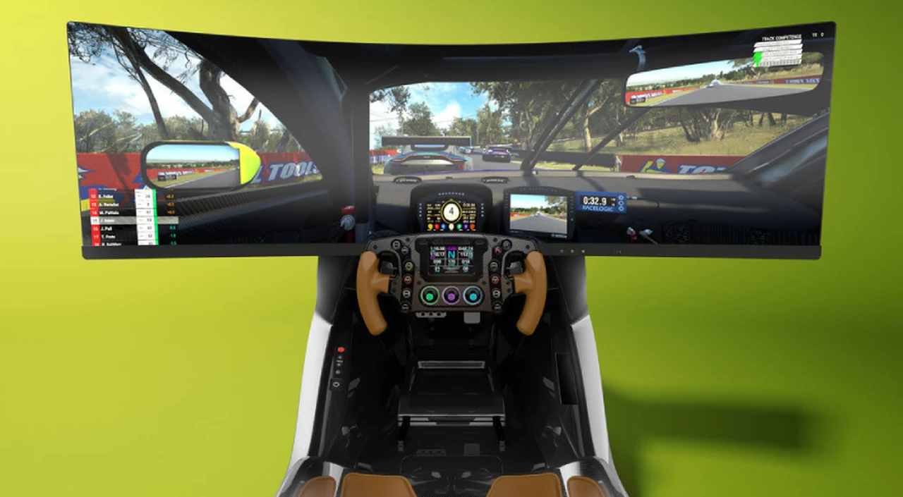Aston Martin lanzó su propio simulador de carreras y es un lujo para pocos: costará 62.000 euros