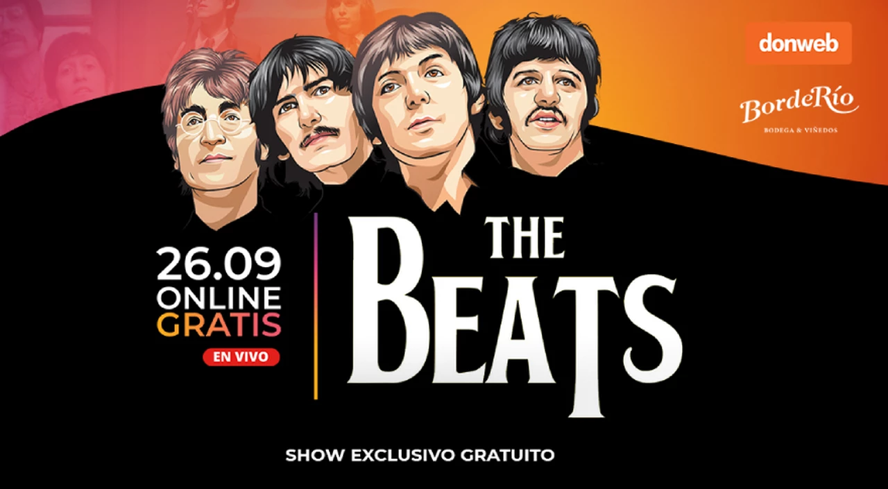 Imperdible y gratuito: The Beats hará un show online para homenajear a The Beatles con todos sus clásicos