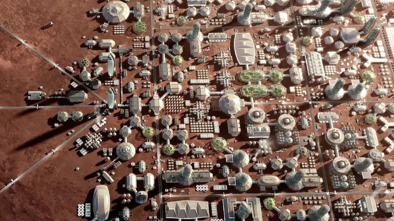 Una ciudad en Marte: así es "Nüwa", el proyecto sostenible y protegido de la radiación para 1 millón de personas