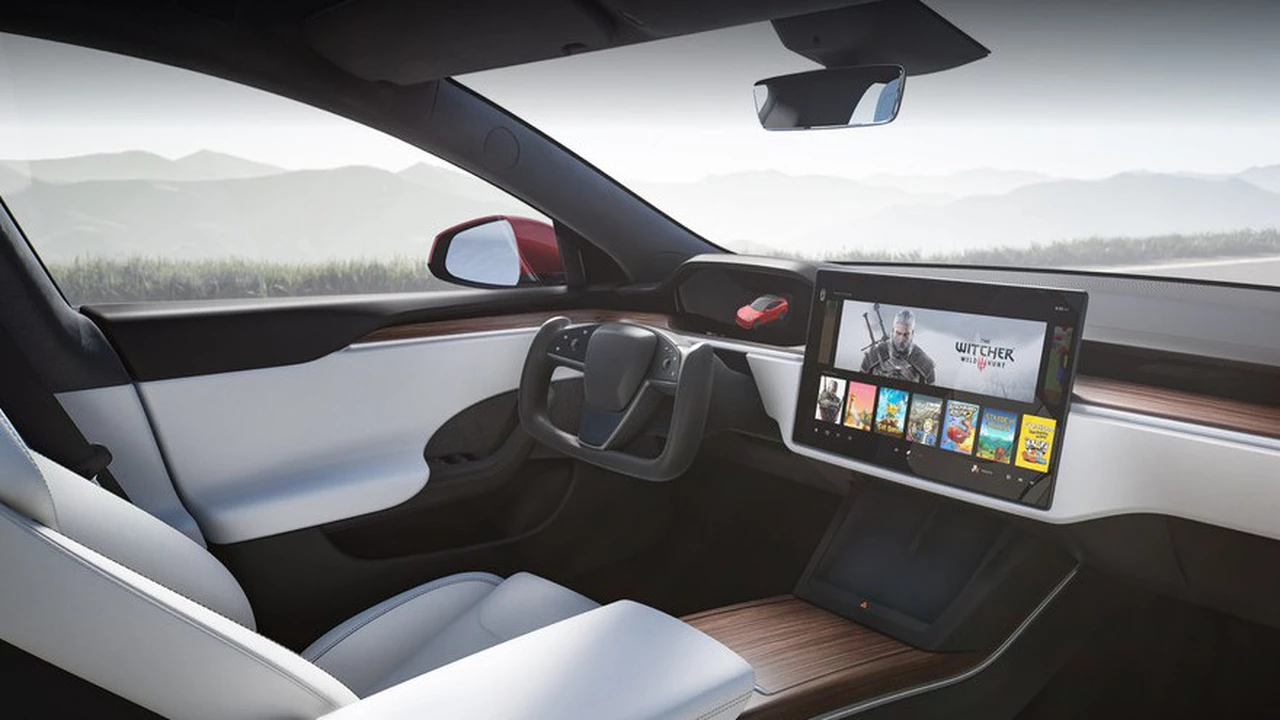 Chau palanca de cambios: conocé la nueva "herramienta" del renovado Tesla Model S