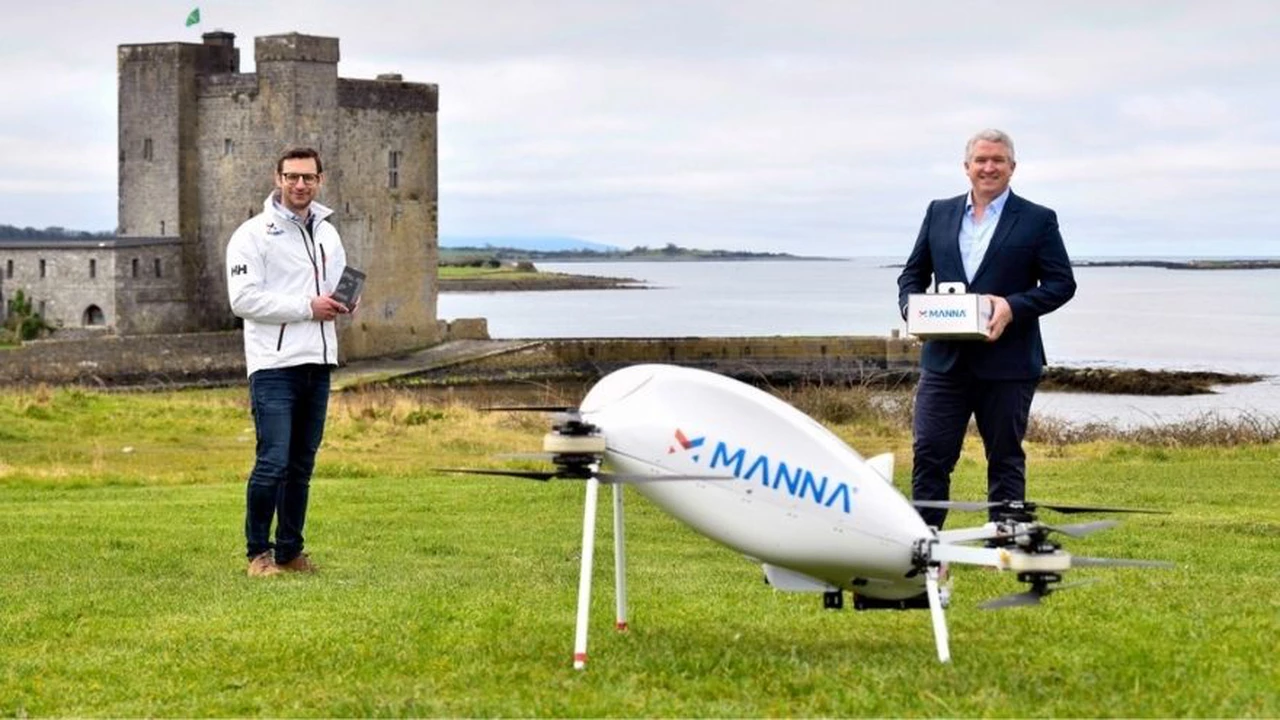 Ahora la pizza te llega "volando": gigante tecnológico lanza un servicio de entrega por drones