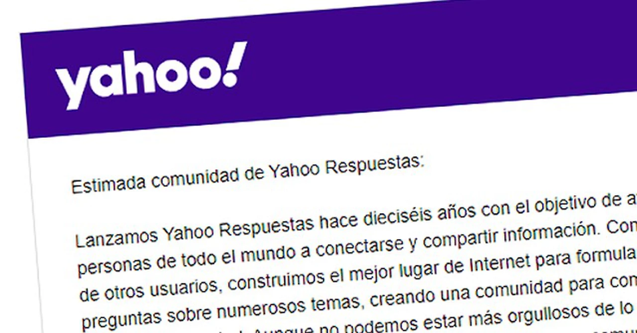 Yahoo! Respuestas dice adiós: dejará de funcionar luego de 15 años de actividad