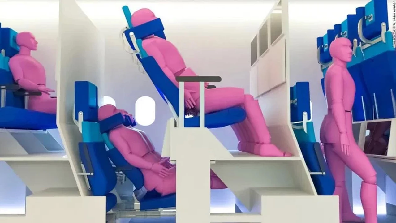 Como viajas en avión podría cambiar radialmente: mirá estos diseños de cabinas de dos pisos