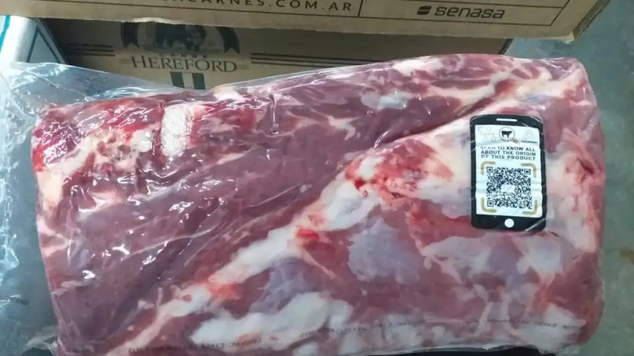 Revelan por qué son importantes los códigos QR en los cortes de carne argentinos exportados a Arabia Saudita