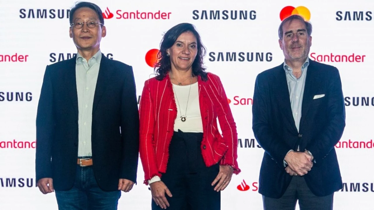 Triple alianza: Samsung, Santander y Mastercard se unieron para dominar el ecosistema fintech