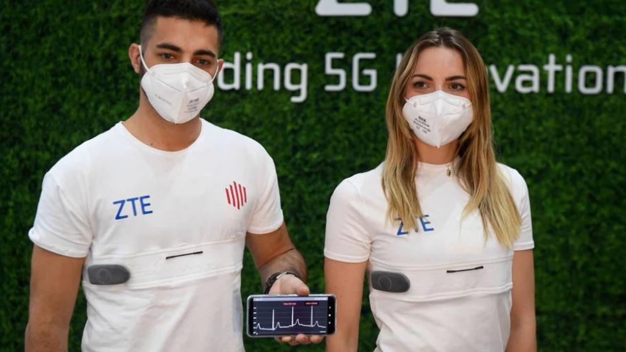 ZTE presenta YouCare, una camiseta inteligente 5G que controla tu salud