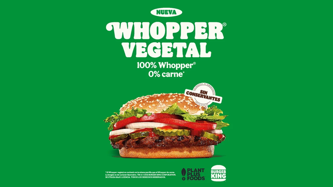 Burger King lanza en Argentina un clásico en versión 4.0: en exclusiva, mirá cómo es su Whopper Vegetal