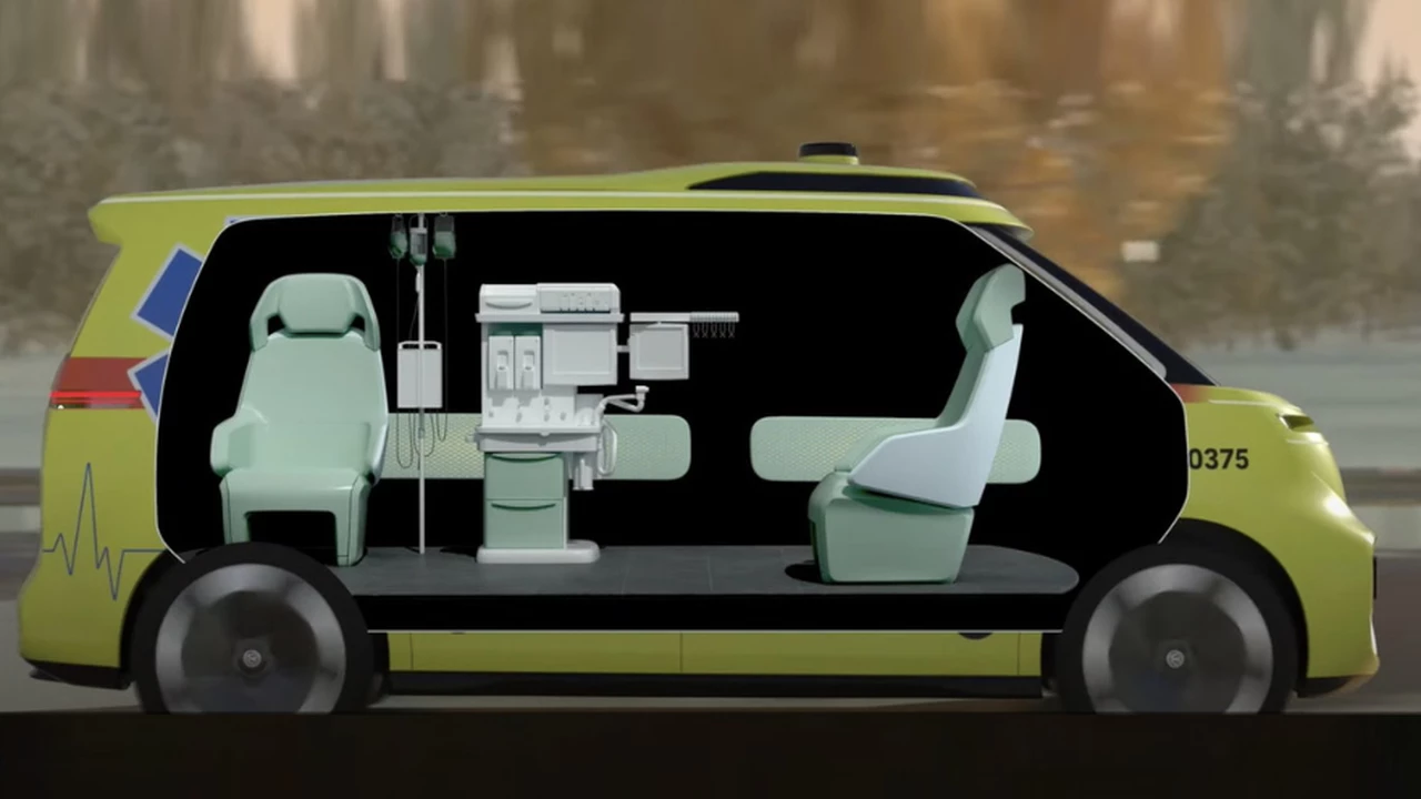 ¿Una ambulancia autónoma?: conoce el nuevo concept car de Volkswagen