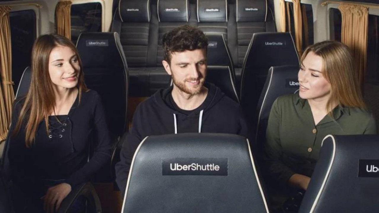 Uber lanza un nuevo servicio de transporte para empresas: así funciona Uber Shuttle