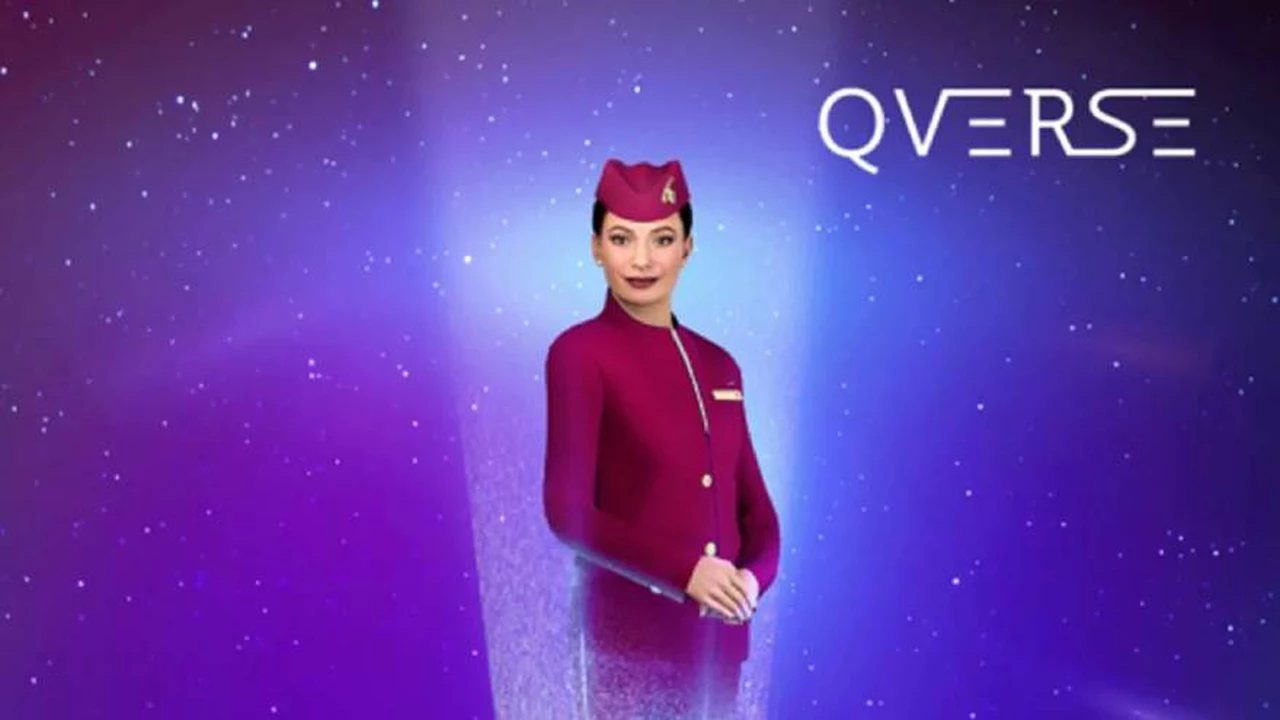 Metaverso: Qatar Airways presentó la primera tripulación "MetaHuman" del mundo