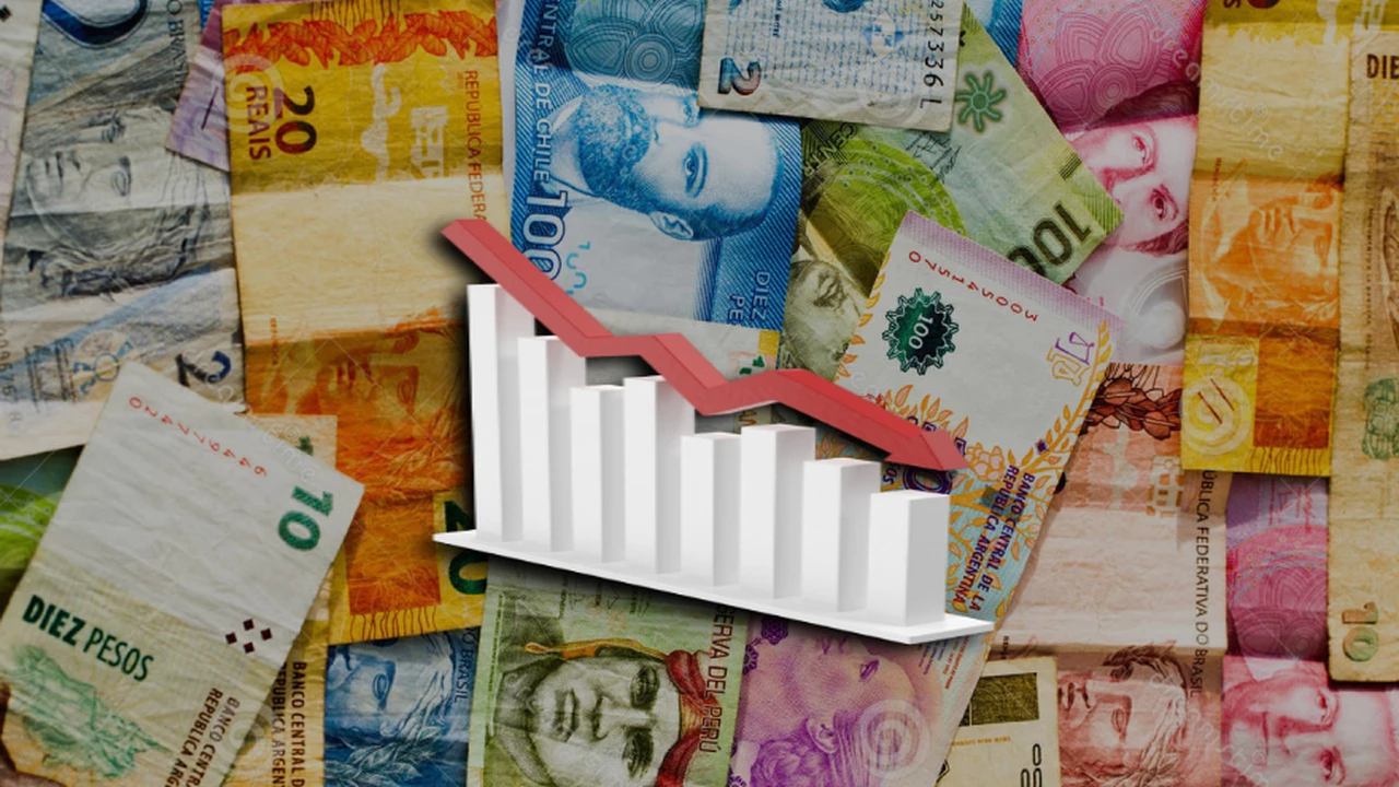 Ranking de devaluación: los 3 países de Latinoamérica cuya moneda se depreció más frente al dólar