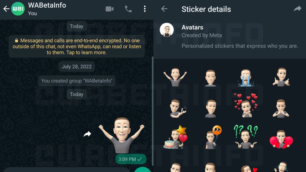 Avatares en WhatsApp: conocé las divertidas funciones que ya se pueden usar