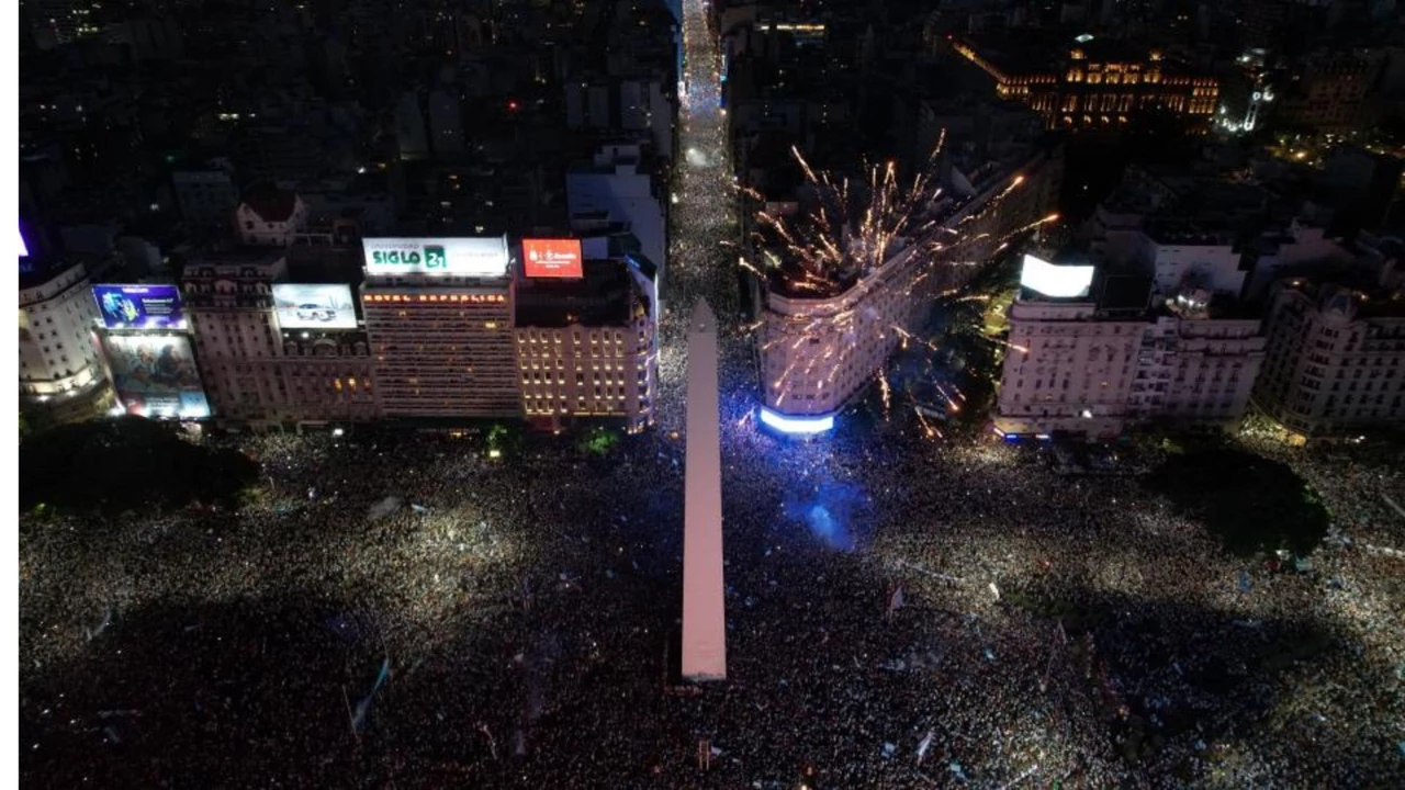 Argentina campeón del Mundial Qatar 2022: las imágenes de los festejos en la Ciudad de Buenos Aires