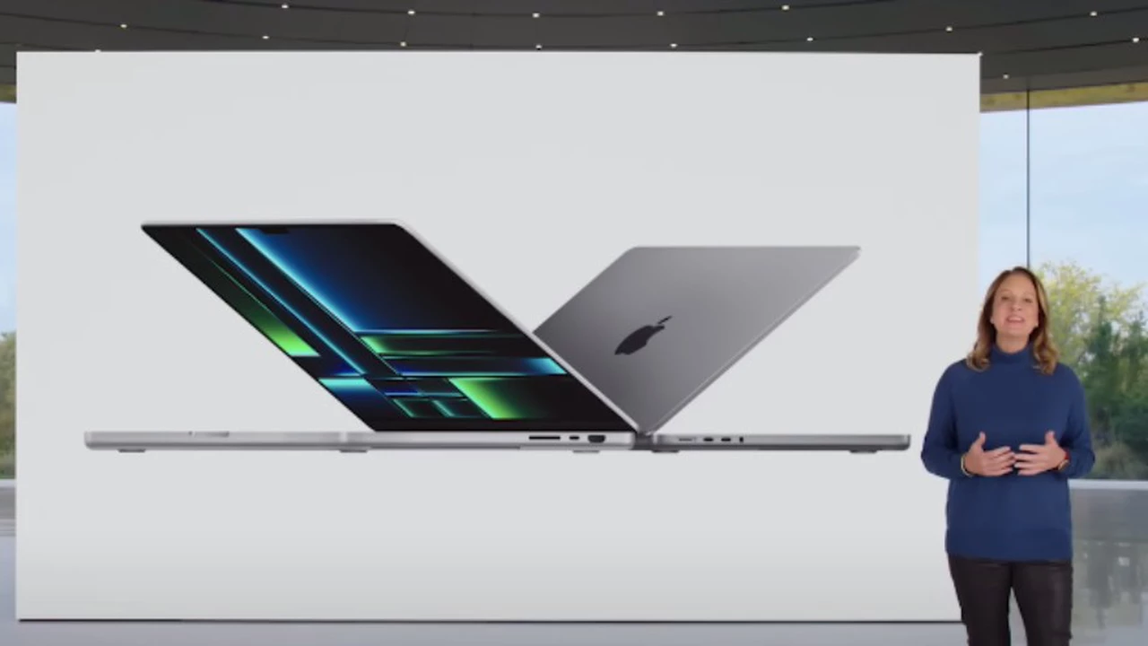 Apple presentó la MacBook Pro de 14 y 16 pulgadas con sus nuevos chip M2 Pro y M2 Max