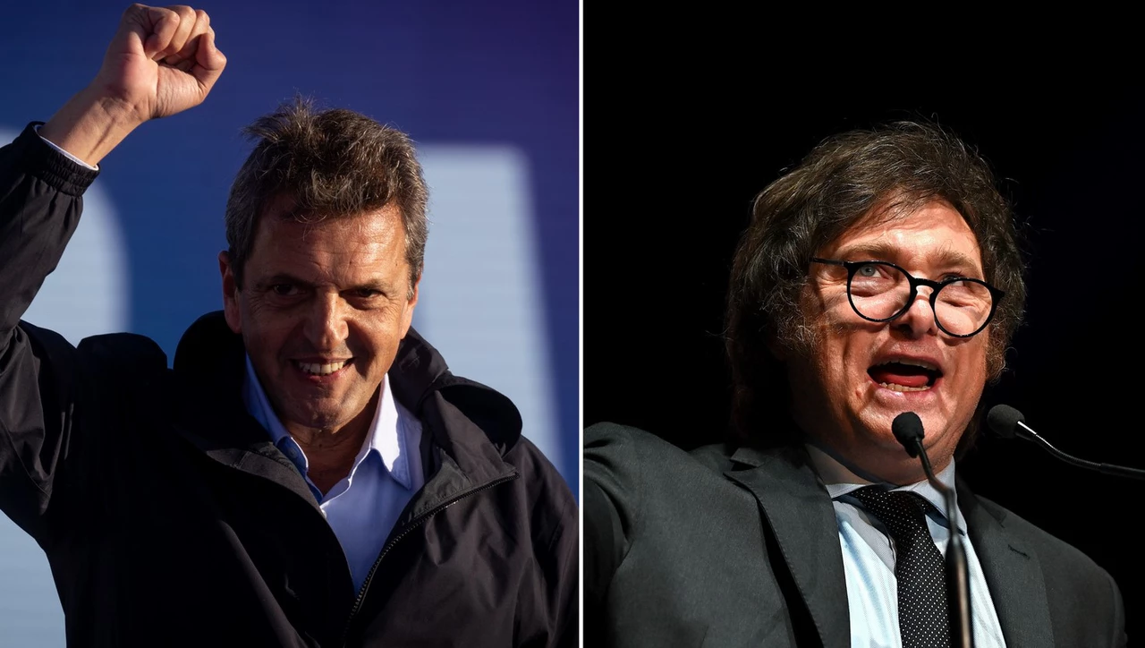 Sergio Massa y Javier Milei definirán en balotaje quién será el próximo presidente de la Argentina