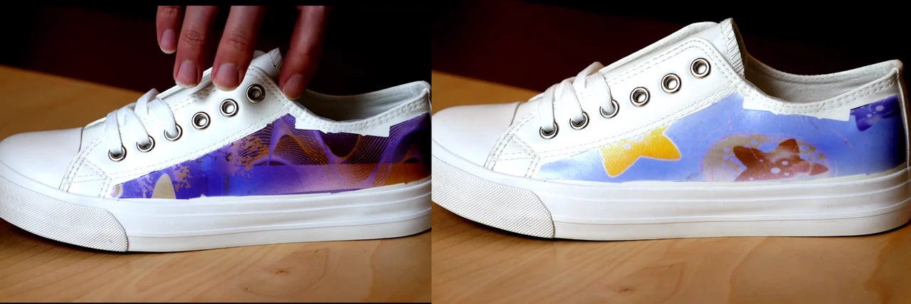 Crean una increíble tinta que cambia de color con solo aplicar diferentes luces