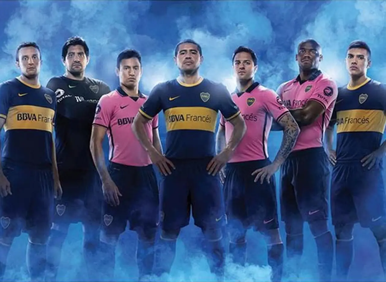 Boca juniors camiseta rosa sale
