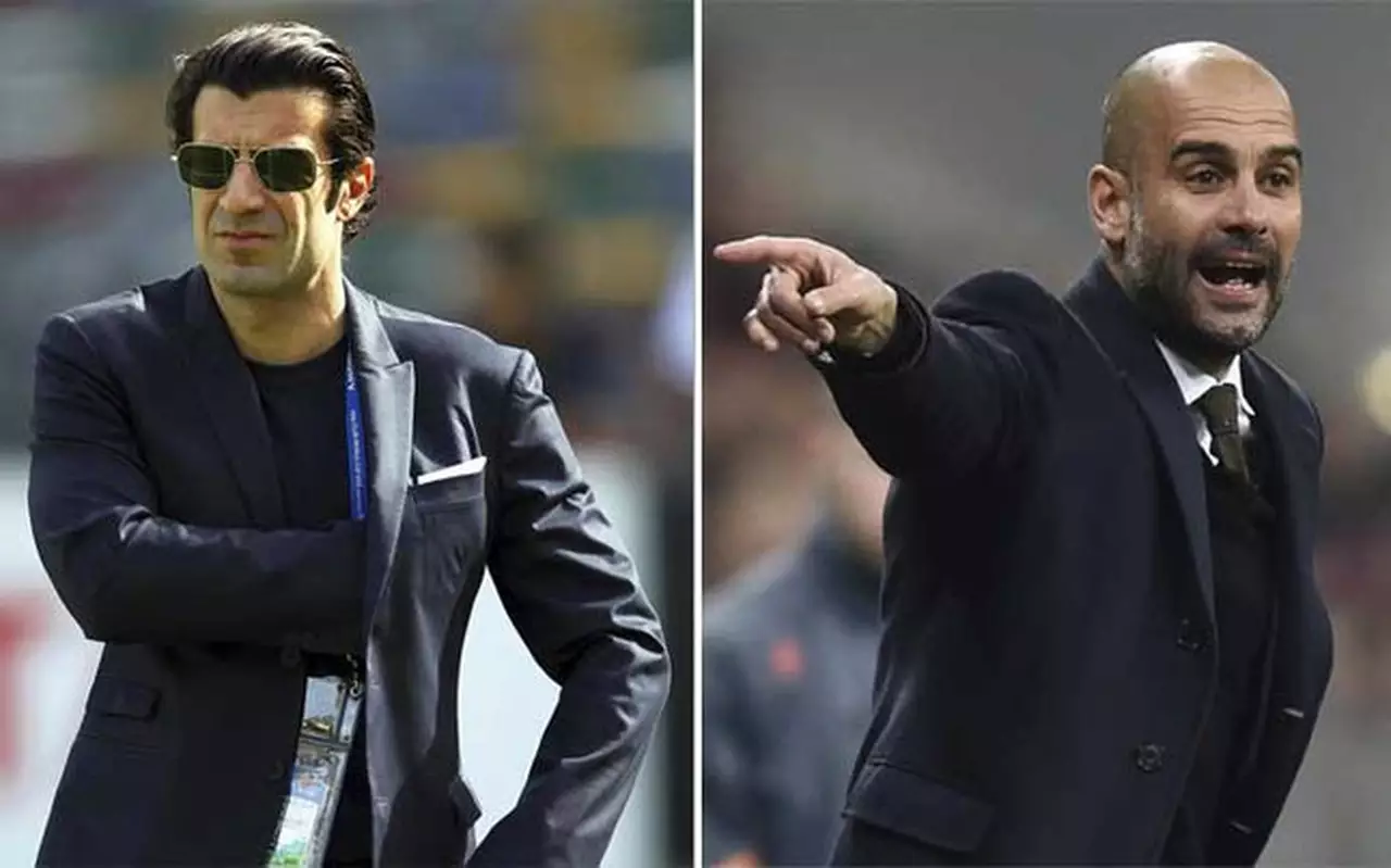 Pep Guardiola apoya la candidatura de Luis Figo en las elecciones de la FIFA