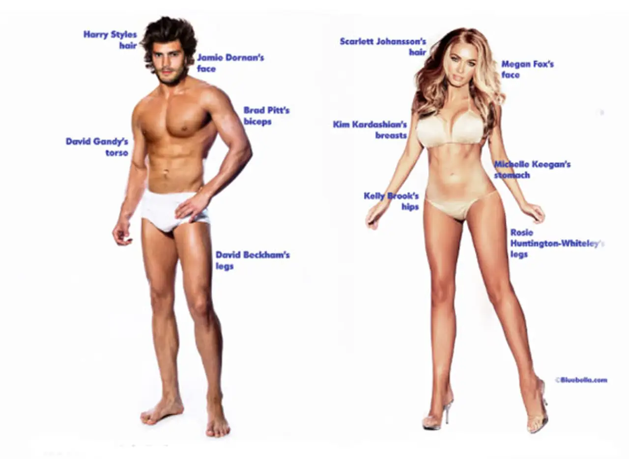 Asi es como hombres y mujeres se imaginan el cuerpo perfecto