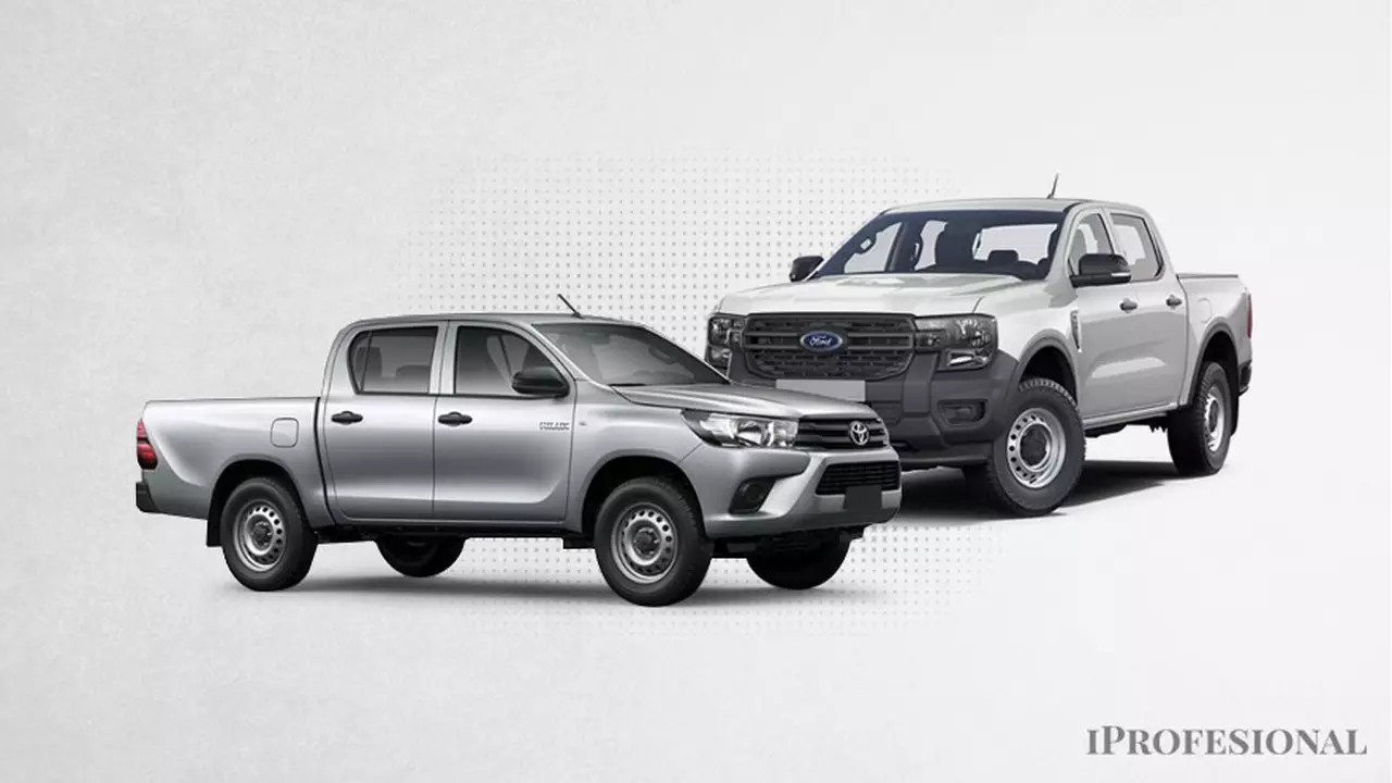 Ford Ranger XL versus Toyota Hilux DX: ¿qué camioneta base conviene comprar?